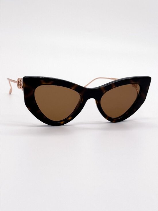 NEW GUCCI SUNGLASSES GG1565S 002 HAVANA/GOLD WOMEN EYEWEAR main image 8